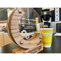 YMCA Cafe, Cockfield - winner's trophy